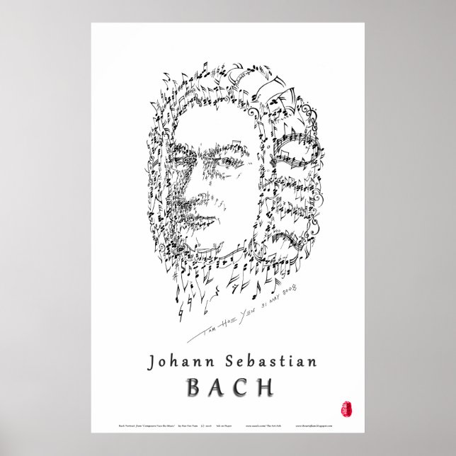Poster Bach encara a música (Frente)