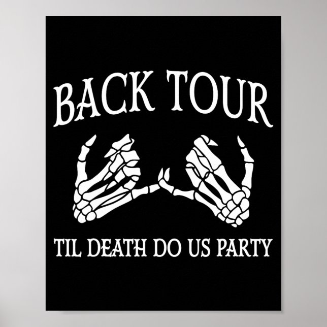 Poster Bach Tour Til Death Do Partido Americano Bride Squ (Frente)