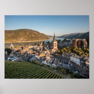 Poster Bacharach am Rhein Alemanha