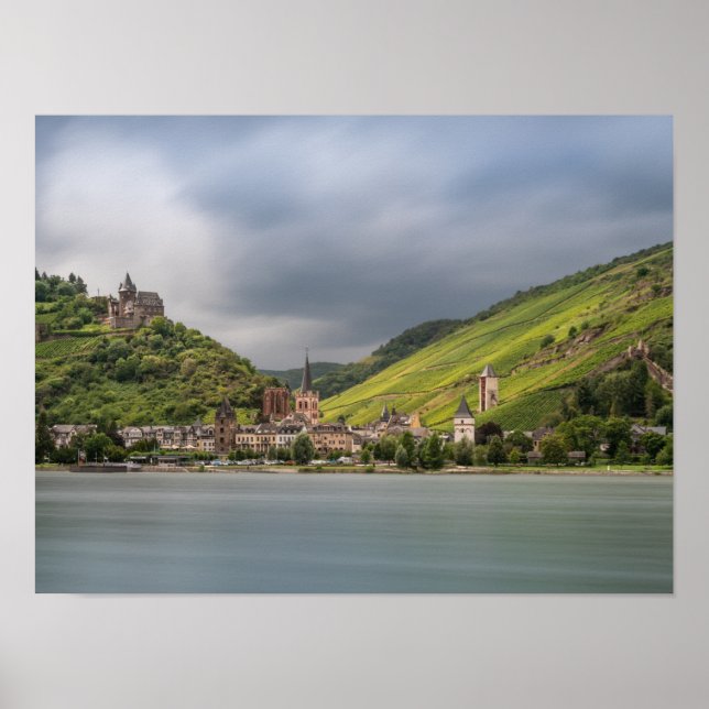 Poster Bacharach am Rhein - Alemanha (Frente)