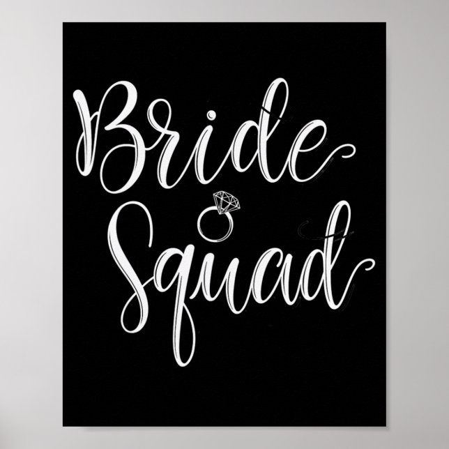 Poster Bachelorett do Partido Bridal Squad do Esquadrão d (Frente)