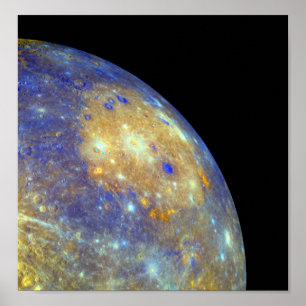 Póster Bacia do Caloris de Mercury