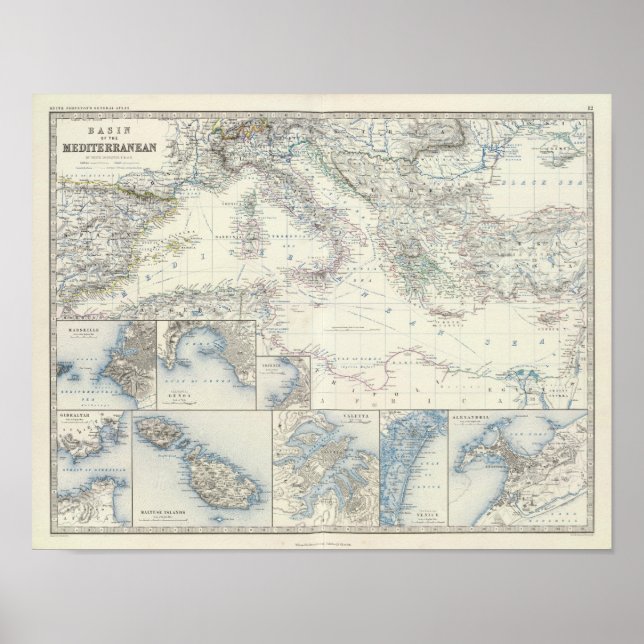 Póster Bacia Mediterrânica (Frente)