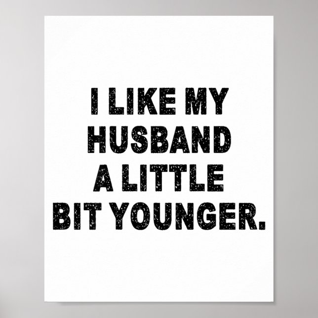 Poster Back I Like My Husband A Little Bit Younger Couple (Frente)
