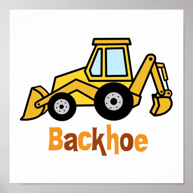 Póster Backhoe (Frente)