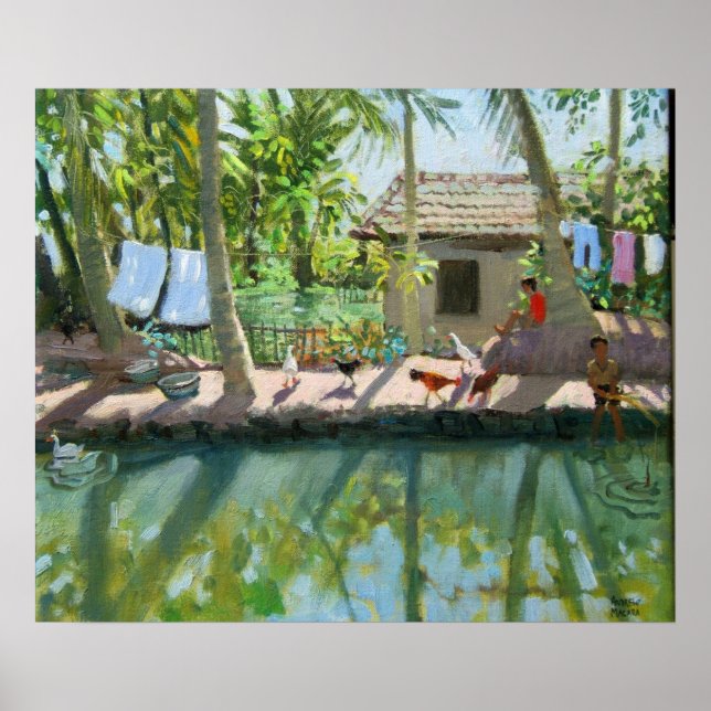 Póster Backwater Índia (Frente)