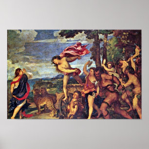 Poster Baco e Ariadne "por Tizian (a melhor qualidade)
