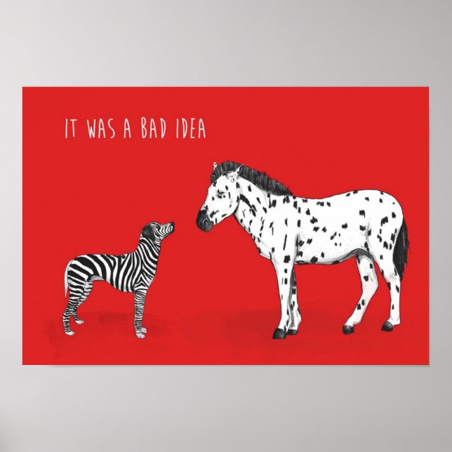 Poster Bad idea (Frente)