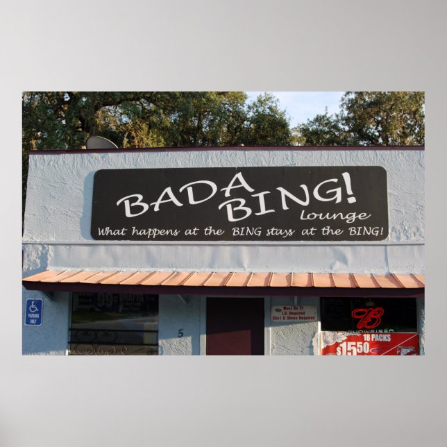 PÓSTER BADA BING (Frente)