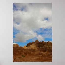 Poster Badlands National Park, Dakota do Sul