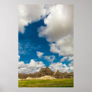 Poster Badlands National Park, Dakota do Sul