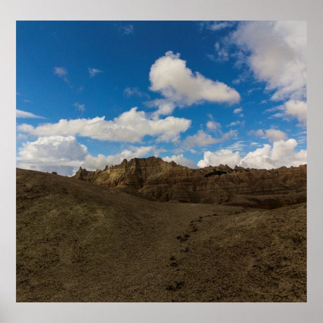 Poster Badlands National Park, Dakota do Sul (Frente)