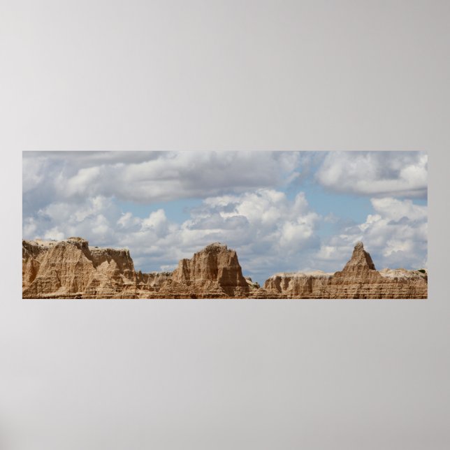Poster Badlands National Park, Dakota do Sul (Frente)