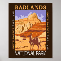 Badlands National Park South Dakota Distante
