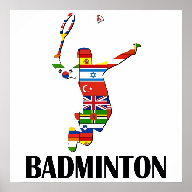 Póster Badminton (Frente)