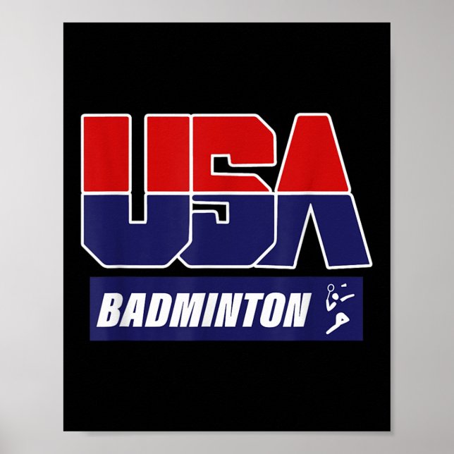Poster Badminton 2021 EUA  (Frente)