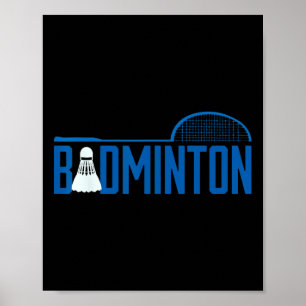 Poster Badminton Birdie Shuttle Para Jogadores De Badmint