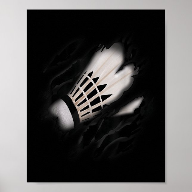 Poster Badminton In Me Design, Design De Badmintonton (Frente)