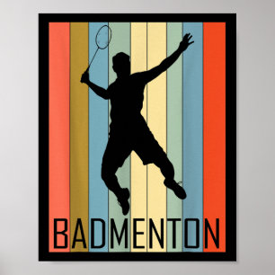 Poster Badminton - Jogador de Badminton 
