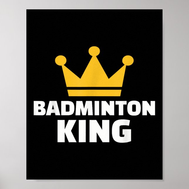 Poster Badminton King (Frente)