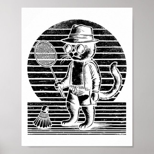 Poster Badminton Ninja Shuttle (Frente)