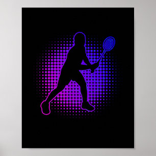 Poster Badminton Player Badminton Womens Shuttle
