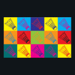 Póster Badminton Pop Art<br><div class="desc">Badminton Pop Art. Se Badminton é o seu passatempo,  ocupação ou obsessão,  mostre-o com excelente Badminton t t-shirts,  canecas,  adesivos e muito mais. Eles também são presentes de excelente para outros fãs de Badminton!</div>