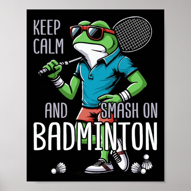 Poster Badminton Sapo Shuttle Poona (Frente)