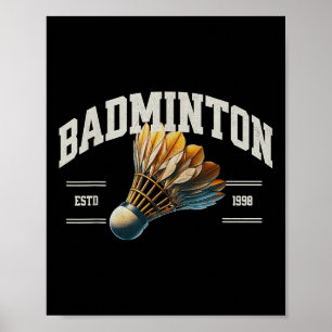 Poster Badminton Shuttle