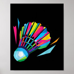 Poster Badminton Shuttle Badminton