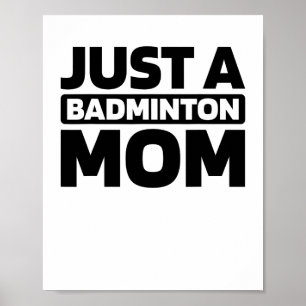 Poster Badminton Shuttle - Corte Racquet Apenas Um Badmin
