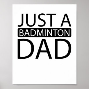Poster Badminton Shuttle Racket - Apenas Um Badminto