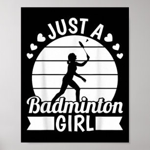 Poster Badminton Shuttle Racket - Apenas Um Badminto