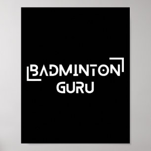 Poster Badminton Shuttle Racket Sports Chamption