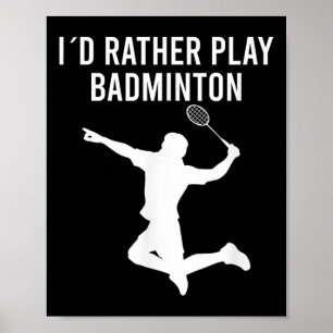 Poster Badminton Shuttle Sayings