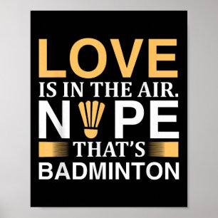 Poster Badminton Shuttles Design Para Badminton