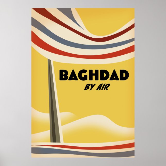 Poster Baghdad Por Air (Frente)