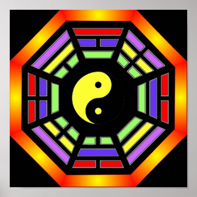 Poster Bagua Yin Yang (Frente)