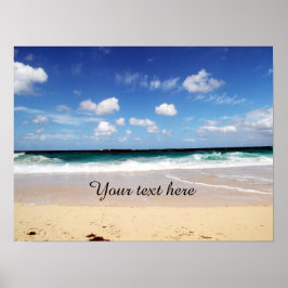 Poster Bahamas Beach