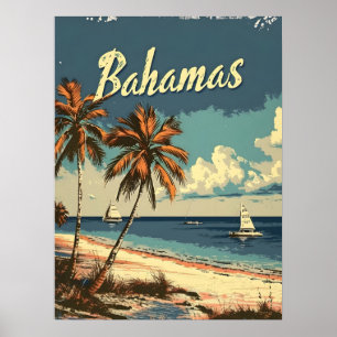 Poster Bahamas Vintage