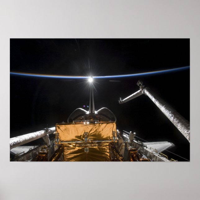 Póster Baía de Carga Espacial Atlântida (Frente)