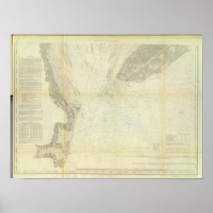 Póster Baía de Delaware, rio 1