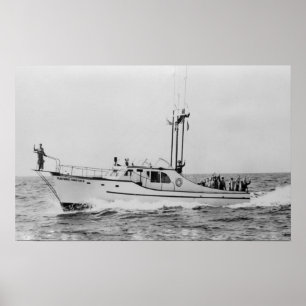 Póster Baía de Depoe, barco do martinho pescatore de