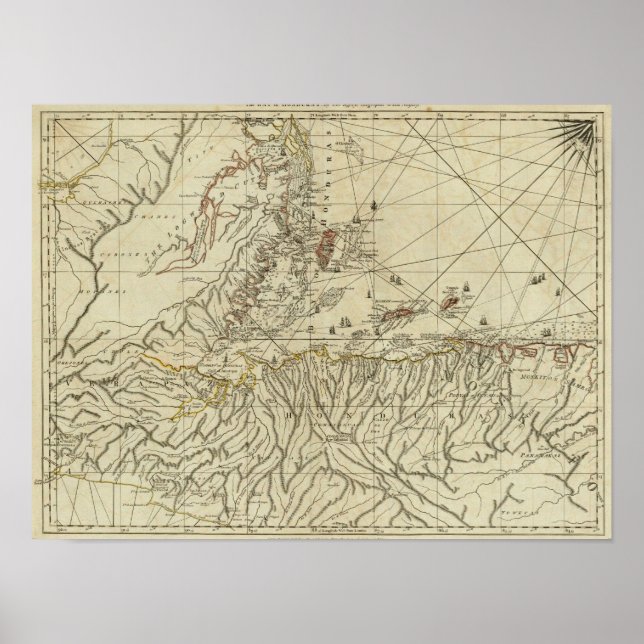 Póster Baía de Honduras (Frente)