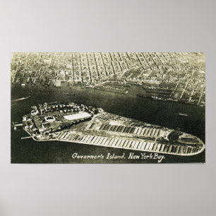 Póster Baía de New York da ilha do governador