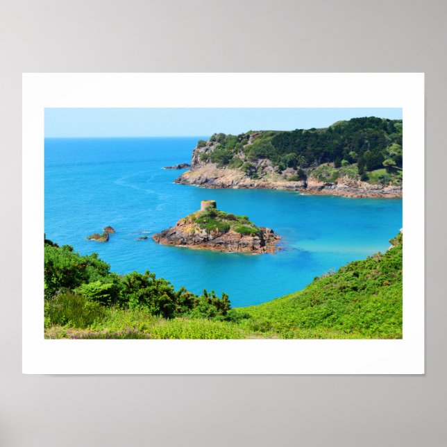 Poster Baía de Portelet, Jersey (Frente)