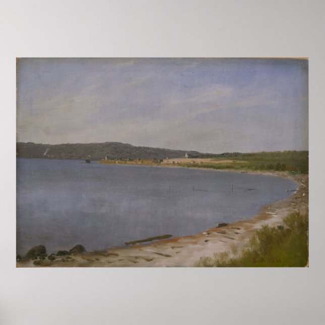 Poster Baía de São Francisco por Albert Bierstadt (Frente)