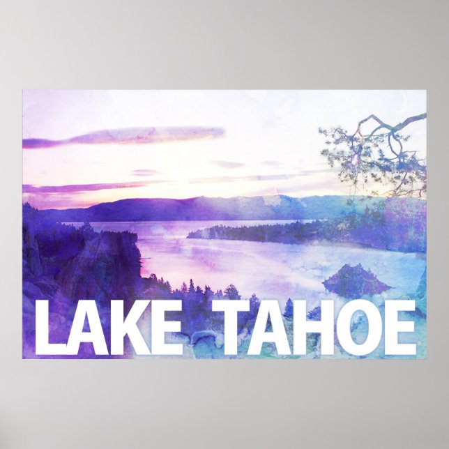 Póster Baía Emerald do Lago Tahoe (Frente)