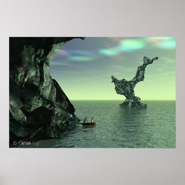 Póster Baía Mineral em Emerald Cove (Frente)