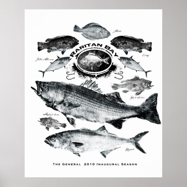 Póster baía raritana (Frente)